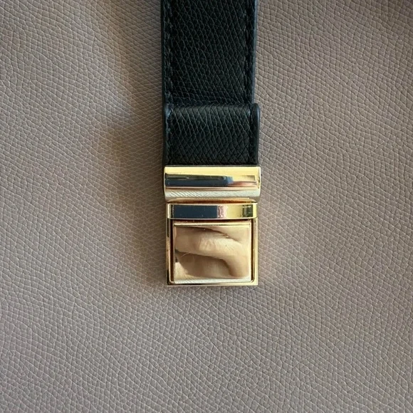 H&M Rose Pink Color Faux Leather Tote Bag - Picture 4 of 8